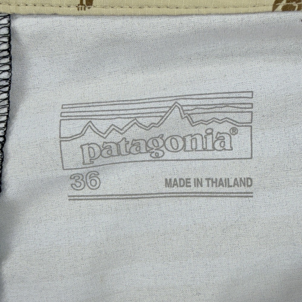 Patagonia Wavefarer Board Shorts Mens 36 Blue Tropical Surf Swim Beach Outdoor - Picture 4 of 9
